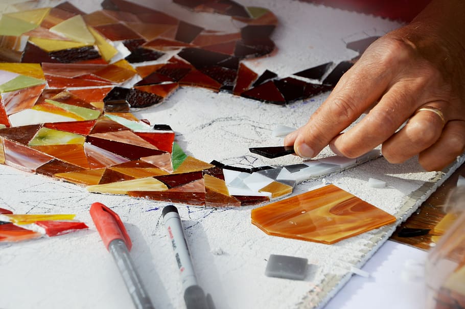 crafts, hand, decor, element, artisan, work, assembly, creative HD wallpaper