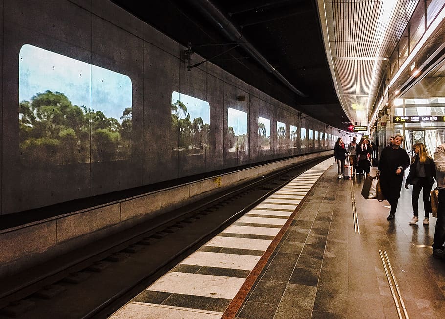 sweden, malmö, malmö centralstation, platform, train station HD wallpaper