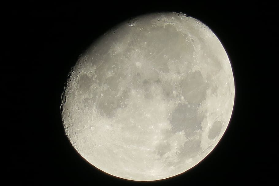 moon, sky, night, luna, space, astronomy, moon surface, planetary moon HD wallpaper