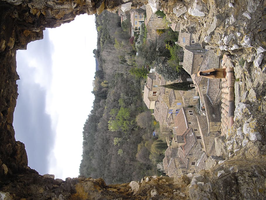 landscape, village, history, architecture, the past, nature HD wallpaper