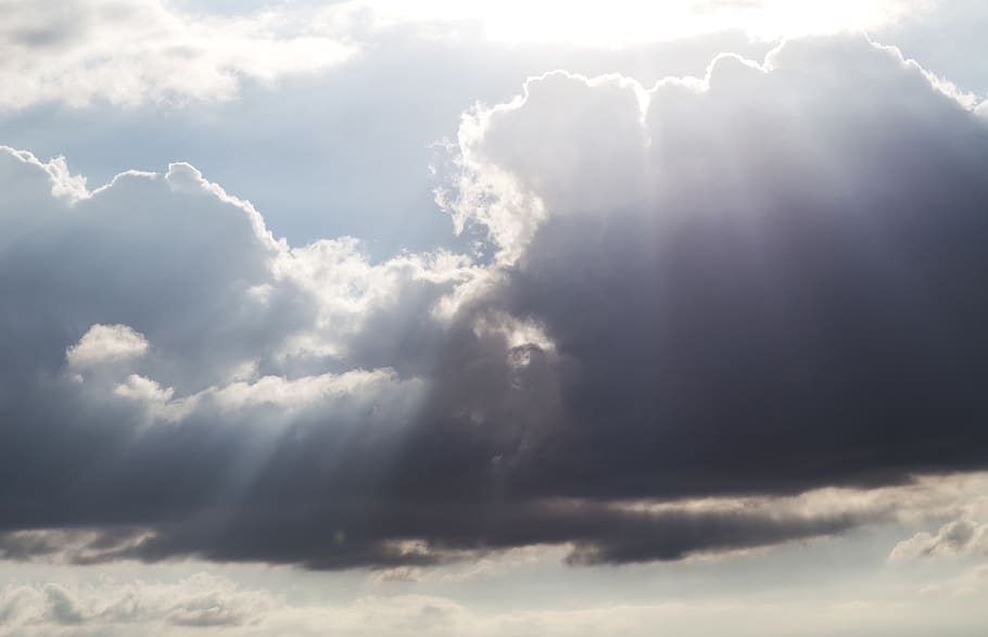canada, uxbridge, cloud - sky, beauty in nature, sunbeam, sunlight HD wallpaper