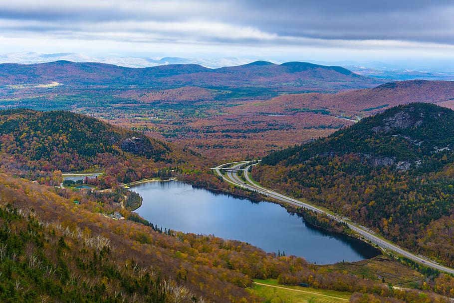 united states, lincoln, white mountains, kancamagus highway, HD wallpaper