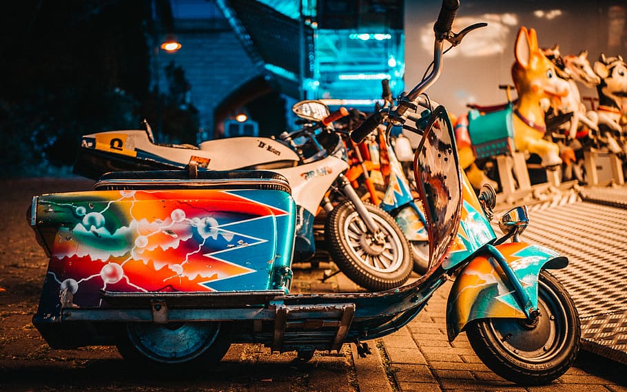 wheel, machine, transportation, motorcycle, vehicle, tire, spoke HD wallpaper