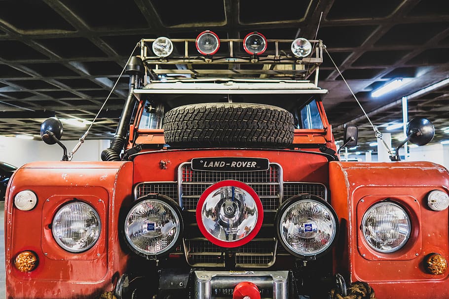 orange vehicle, automobile, car, transportation, machine, tire HD wallpaper