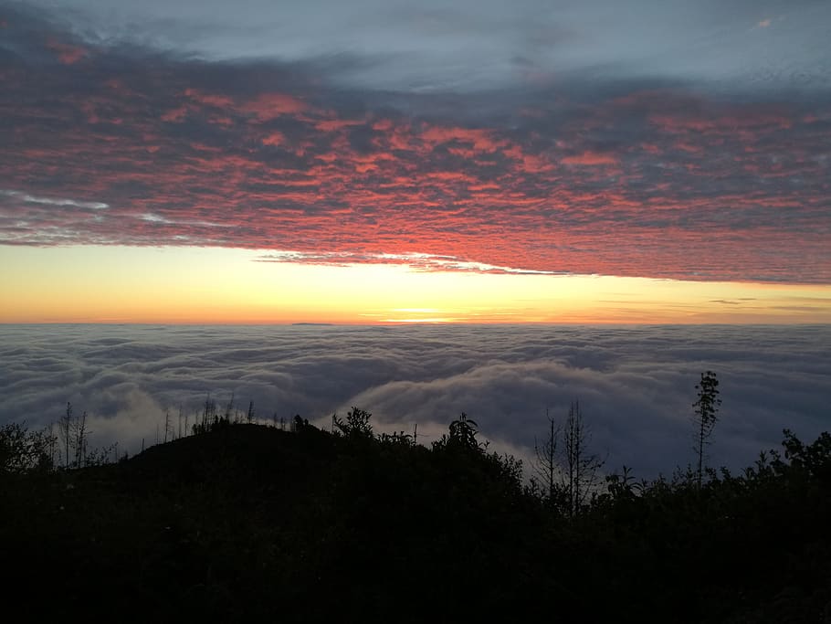 landscape, sunset, horizon, cloud - sky, beauty in nature, scenics - nature, HD wallpaper