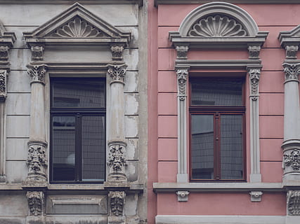 germany, cologne, facade, vintage, architecture, decay, muted colors HD wallpaper