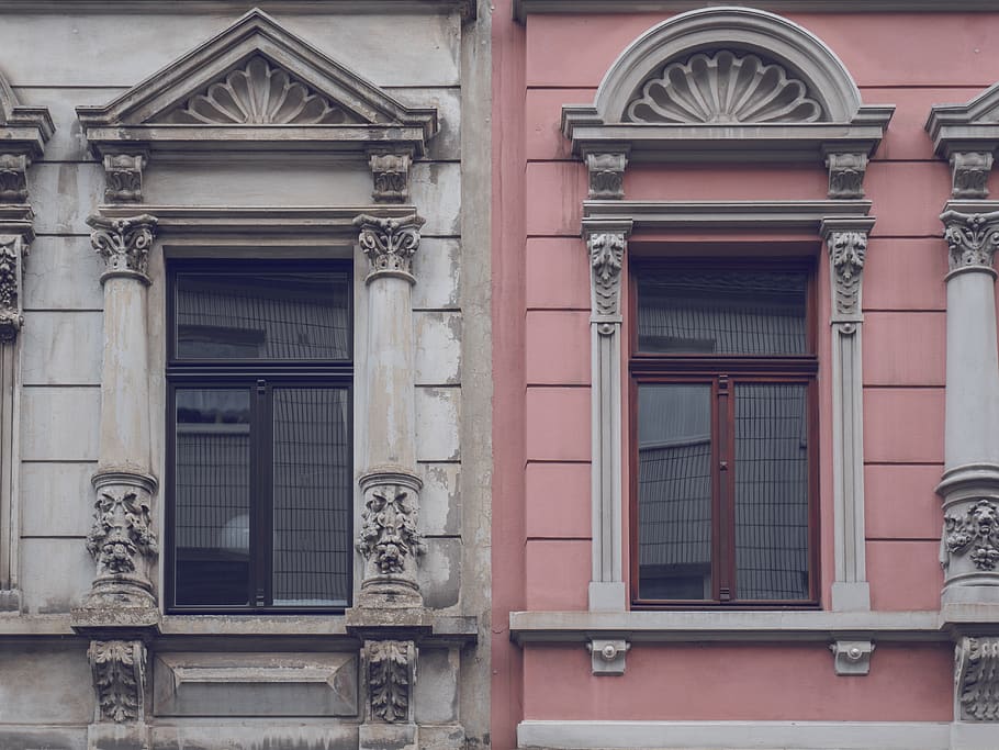 germany, cologne, facade, vintage, architecture, decay, muted colors HD wallpaper