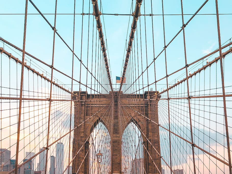 suspension bridge, built structure, architecture, bridge - man made structure HD wallpaper