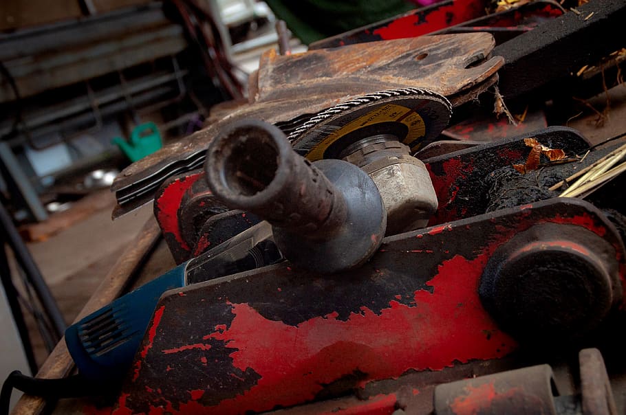 angle grinder, grinding, tool, work, craft, metal, machines HD wallpaper