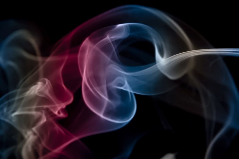 background, smoke, isolated, black, smooth, shape, abstract HD wallpaper