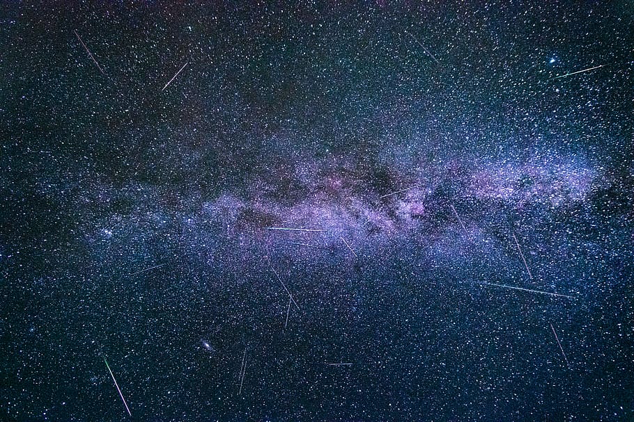 Milky Way Galaxy, astronomy, clouds, dark, evening, long exposure HD wallpaper