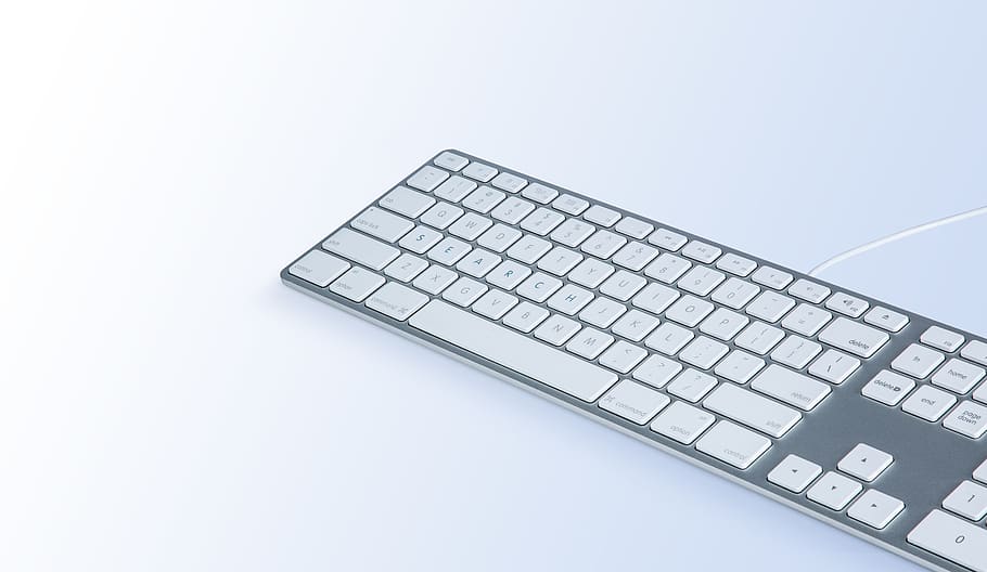 Apple Mighty Keyboard, technology, computer equipment, computer keyboard HD wallpaper