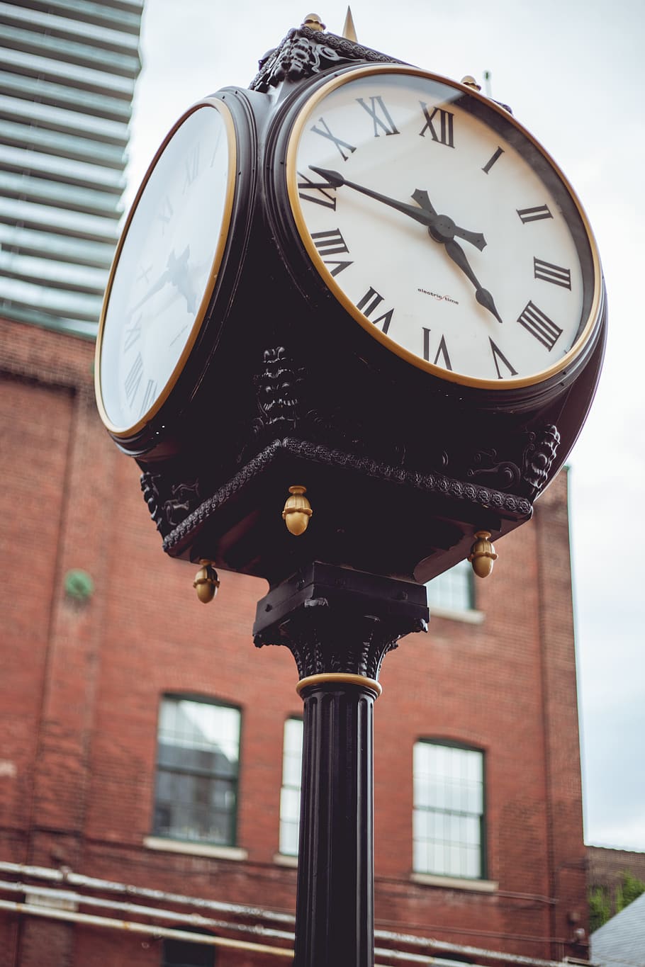 clock, old, vintage, time, architecture, building exterior HD wallpaper