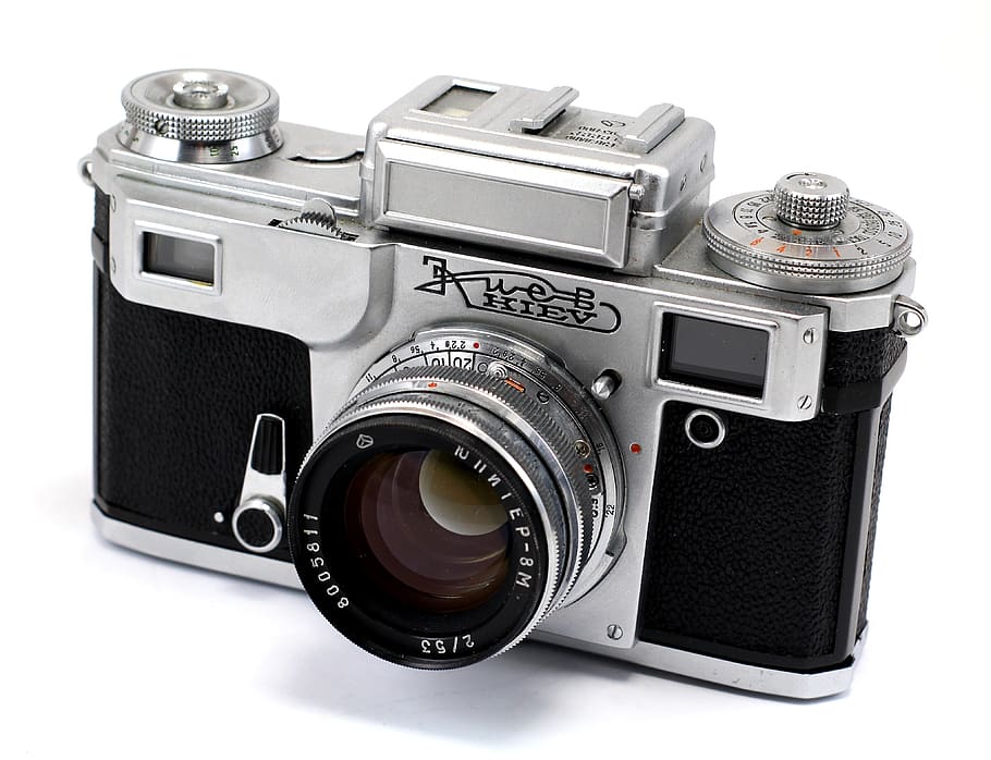 camera, old, analog, retro, vintage, kijev, classic, photography themes HD wallpaper