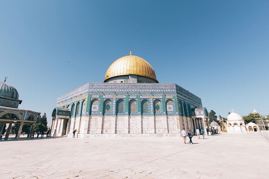 A temple building in Israel., jerusalem, temple mount, architecture