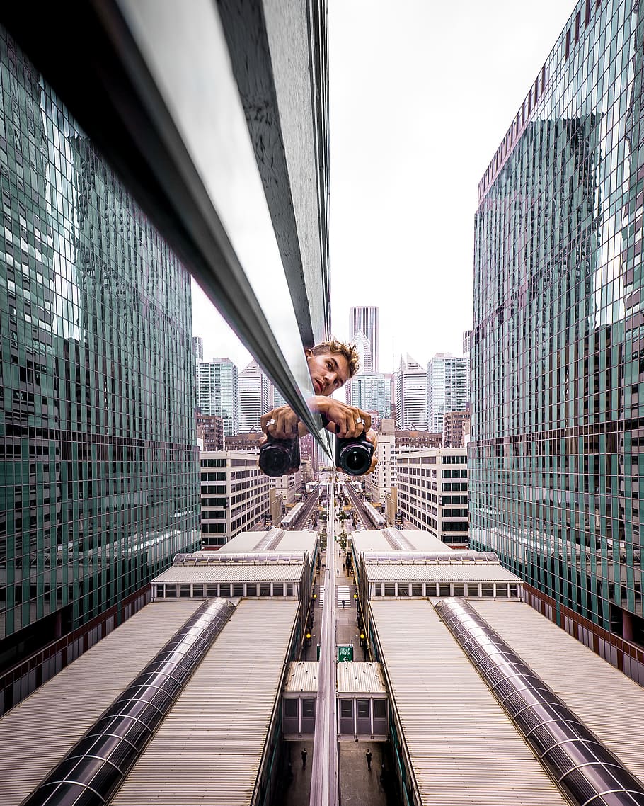 Man Holding Black Dslr Camera, architectural design, architecture HD wallpaper
