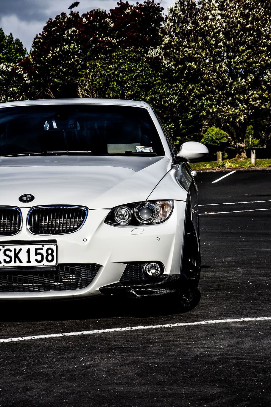 white BMW car, mode of transportation, land vehicle, motor vehicle HD wallpaper