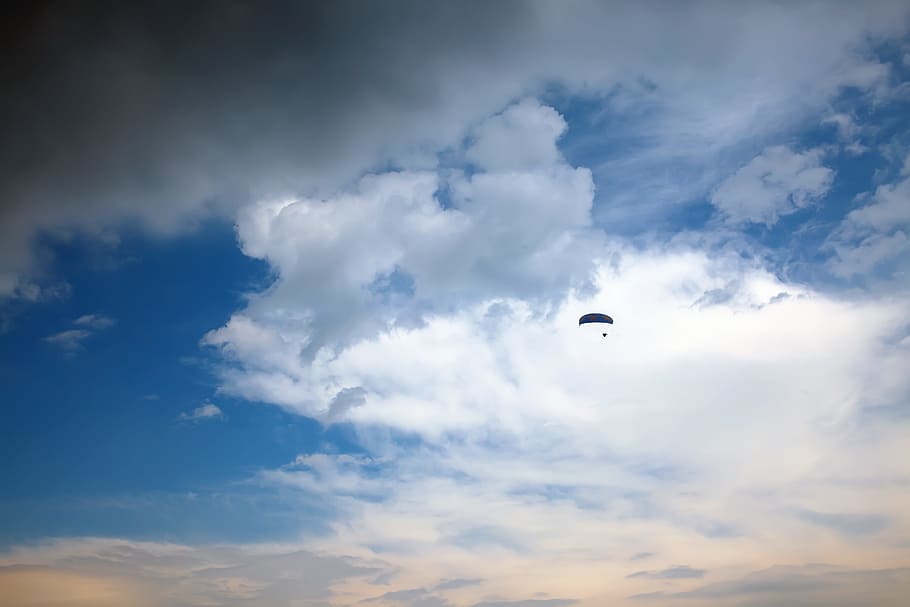 air, atmosphere, background, beautiful, blue, blue-sky, bright HD wallpaper