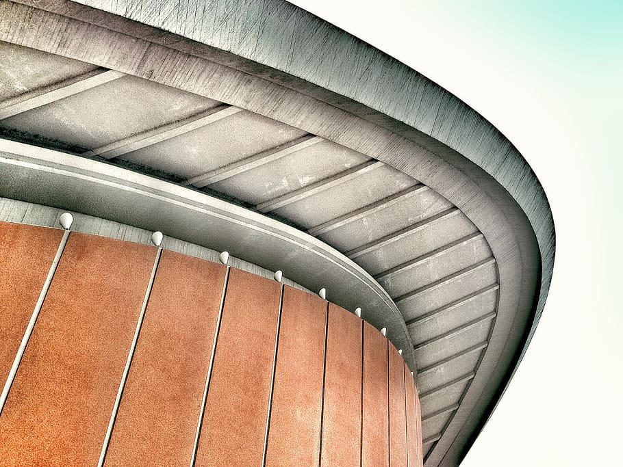 Brown and Silver Wheel, architecture, building, perspective, structure HD wallpaper