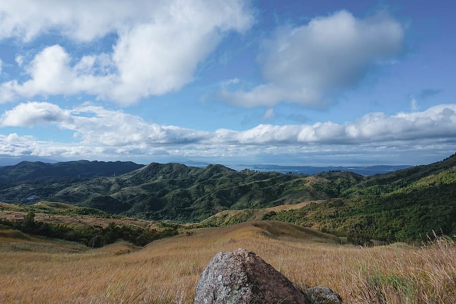 philippines, tanay, mount batolusong, summit, grassland, mountain HD wallpaper