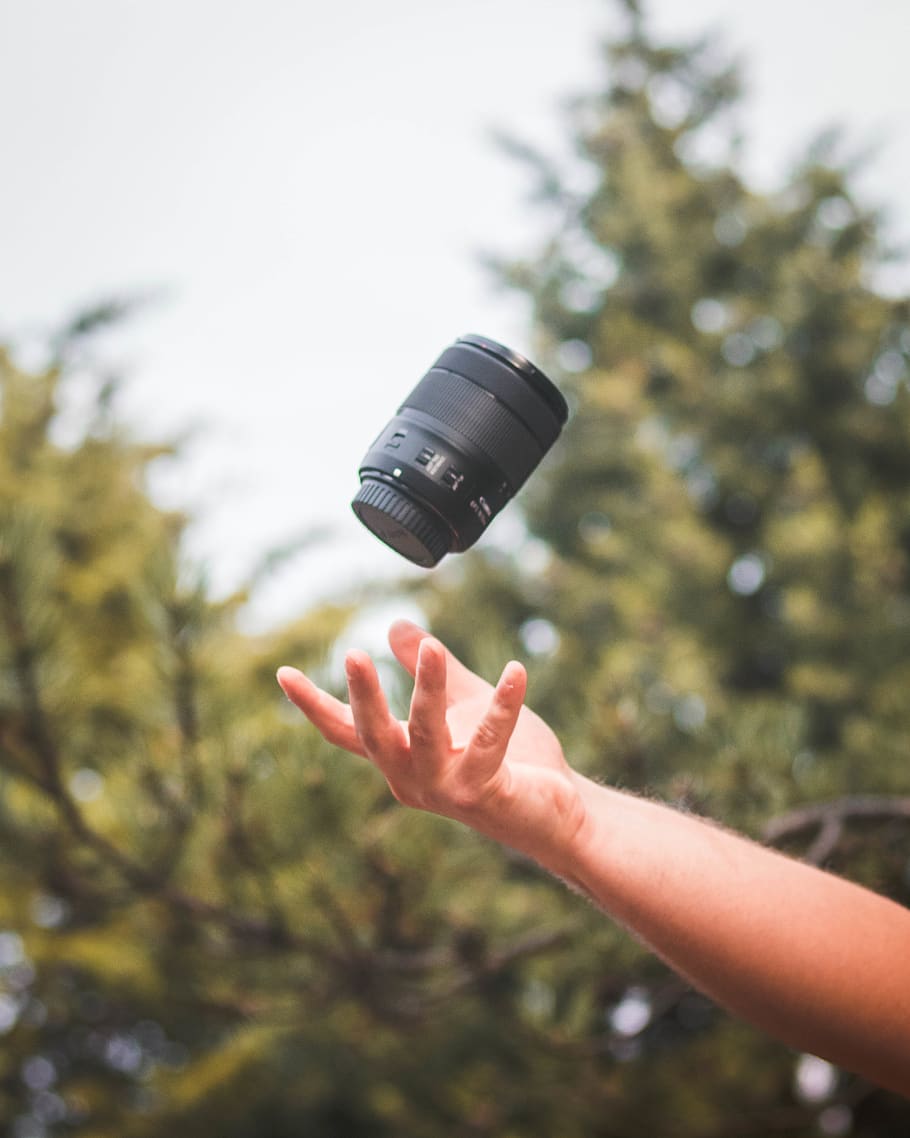 human, person, camera lens, electronics, finger, hand, summer HD wallpaper