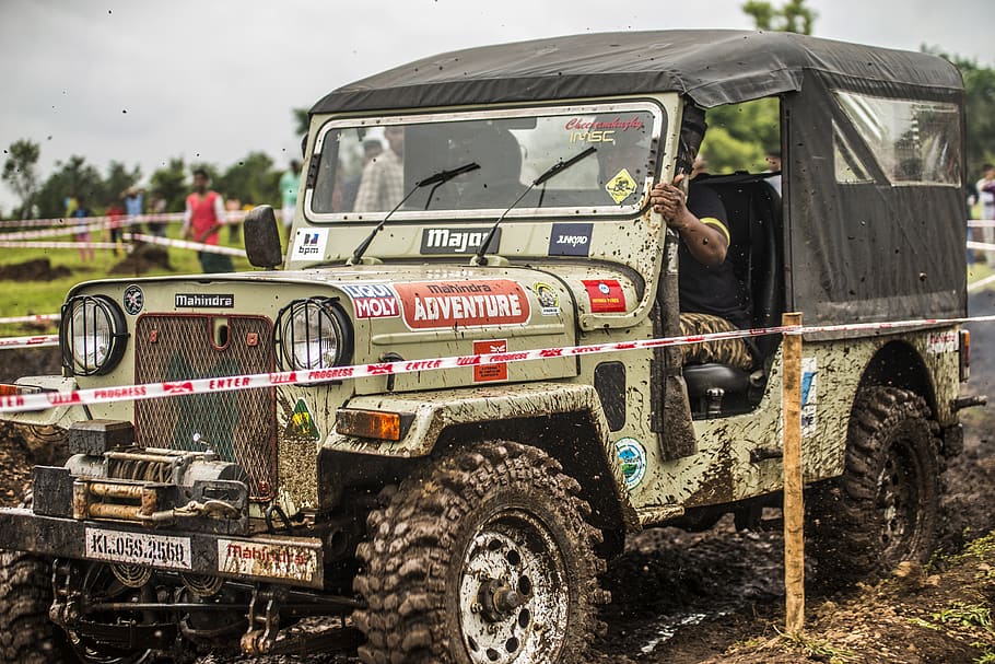 activity, adventure, armed forces, blurred motion, brown, car HD wallpaper