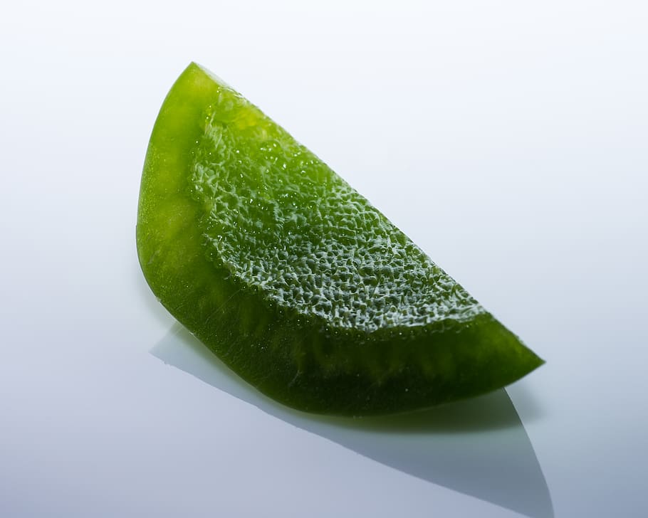 macro, pepper, clean, green, studio shot, green color, food and drink HD wallpaper