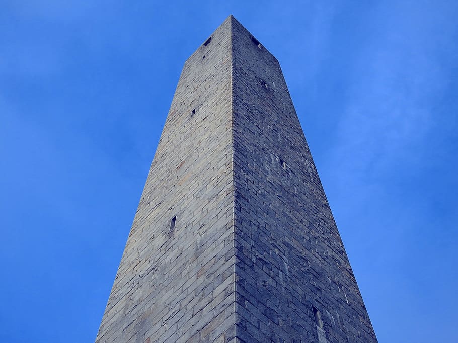 united states, montague township, high point monument, looking up