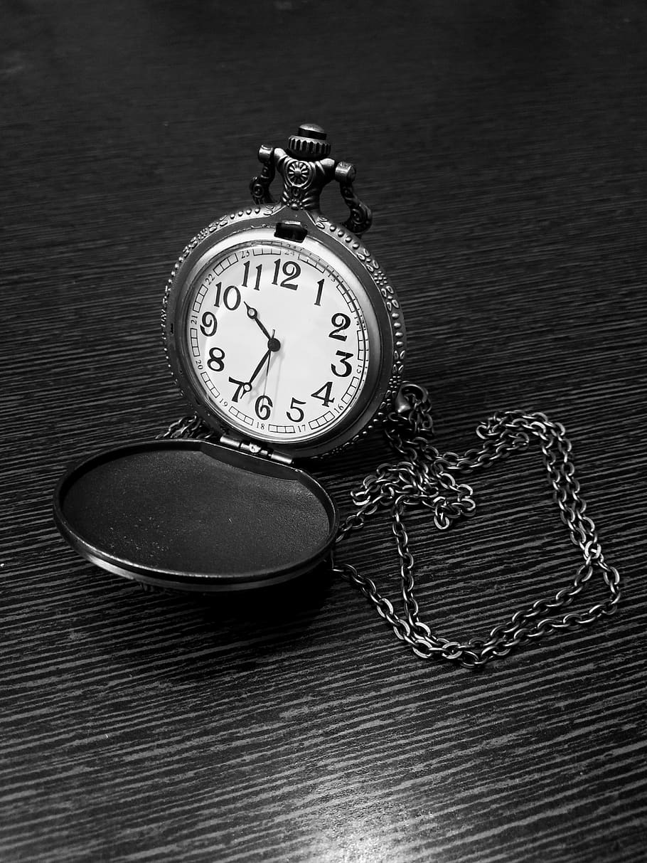 clock, time, watch, timepiece, locket, analog, pocket watch HD wallpaper