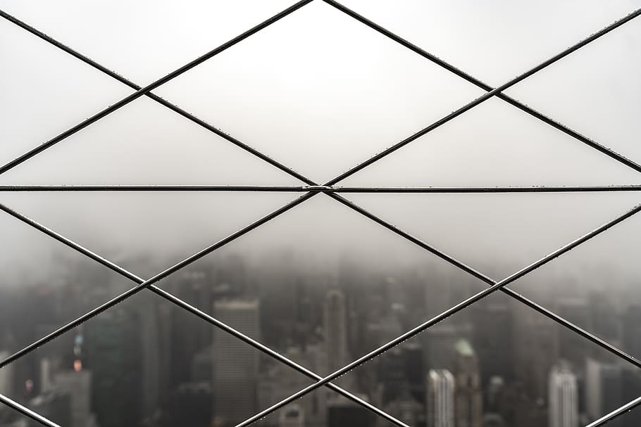 gray metal frame, pattern, architecture, built structure, backgrounds HD wallpaper