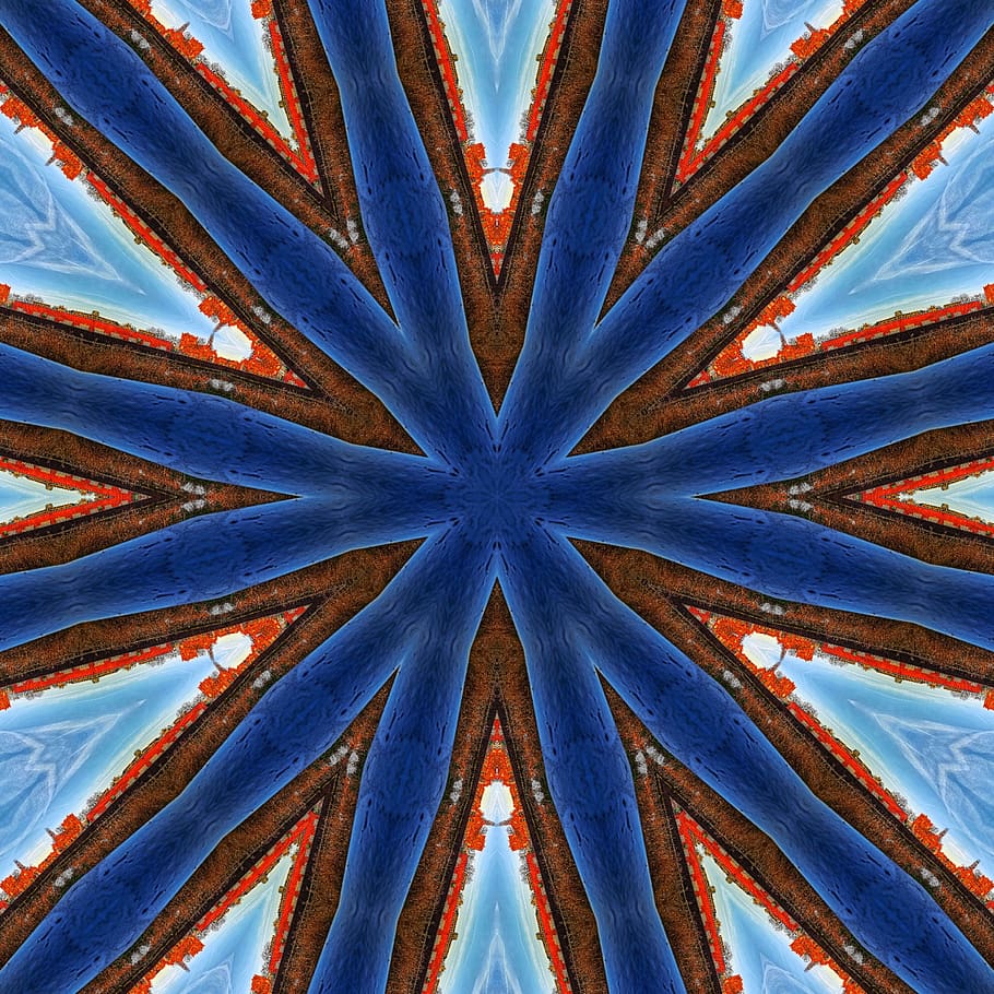 Blue Illustration, abstract painting, art, artistic, artwork HD wallpaper