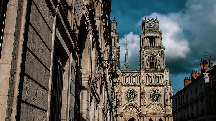 architecture, tower, building, spire, steeple, cathedral, church HD wallpaper