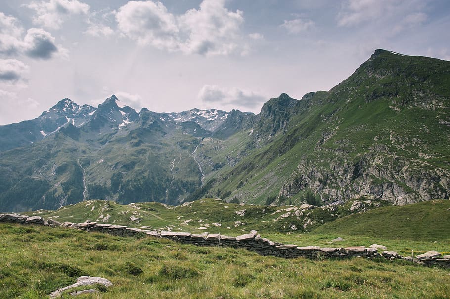 italy, stuetta, clouds, alps, europe, sky, mountains, environment HD wallpaper