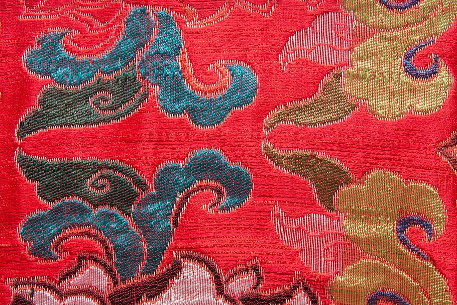 print, printed, silk, cloth, fabric, art, object, full frame HD wallpaper