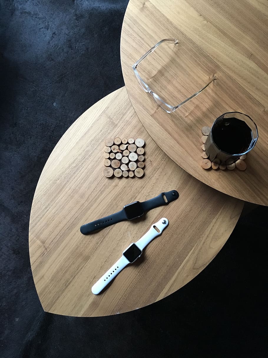 apple, watch, applewatch, drink, table, livingroom, techno HD wallpaper