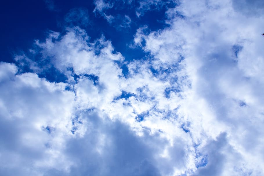 sky, blue, clouds, shadow, cloud - sky, scenics - nature, cloudscape HD wallpaper
