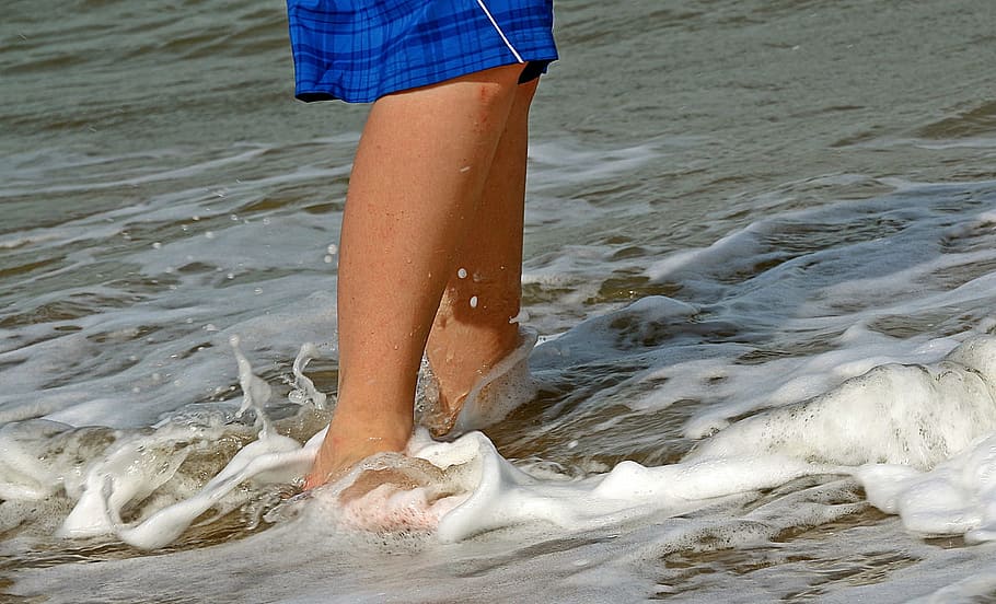wave, water, flow, nature, running, sea, seashore, beach, ocean HD wallpaper