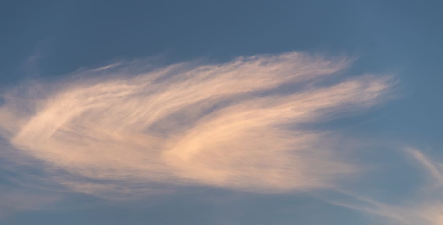 clouds, white, blue, cloudscape, delicate, pattern, sky, background HD wallpaper