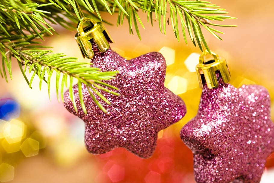 background, ball, bauble, blue, blur, bright, celebration, christmas HD wallpaper