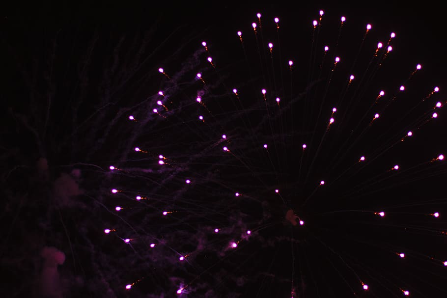 fireworks, explosion, light, november, bonfire, night, 5th HD wallpaper