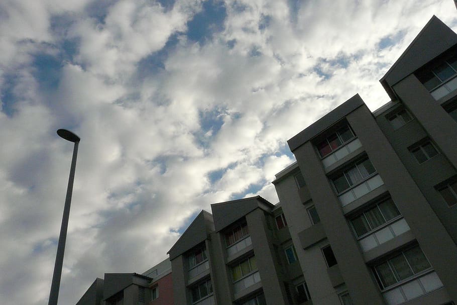 city, cloudscape, cloudy, building exterior, architecture, cloud - sky HD wallpaper