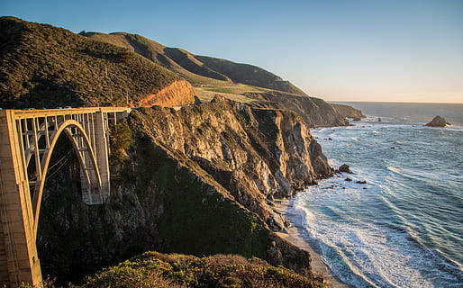 HD wallpaper: bixby creek bridge, big sur, california, united states ...