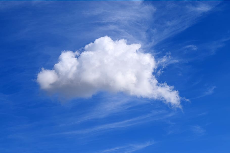 clouds, sky, blue, cloud - sky, beauty in nature, cloudscape HD wallpaper