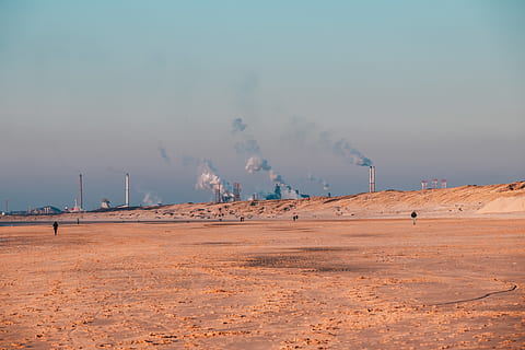 brown surface across smokes, nature, soil, outdoors, sand, desert HD wallpaper