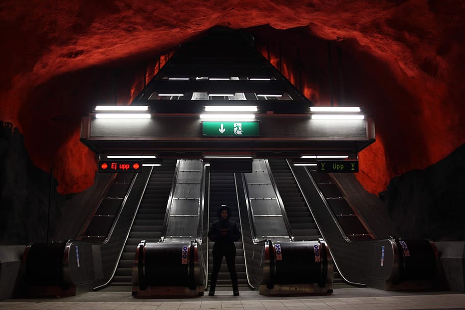 sweden, stockholm, underground, hell, loneliness, darkness HD wallpaper