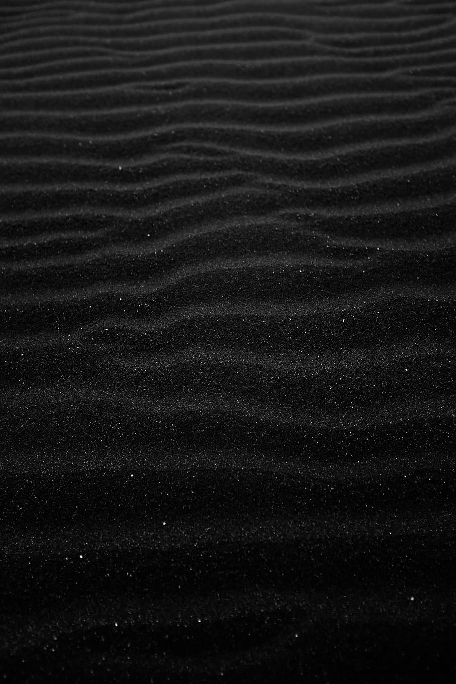 black sand, backgrounds, full frame, pattern, no people, nature HD wallpaper