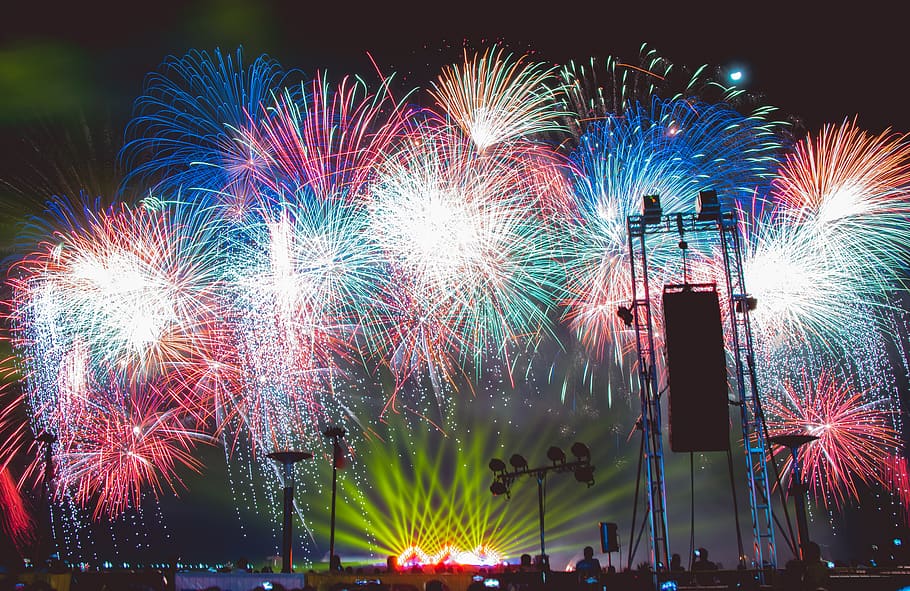 nature, outdoors, night, fireworks, philippines, pasay, person HD wallpaper