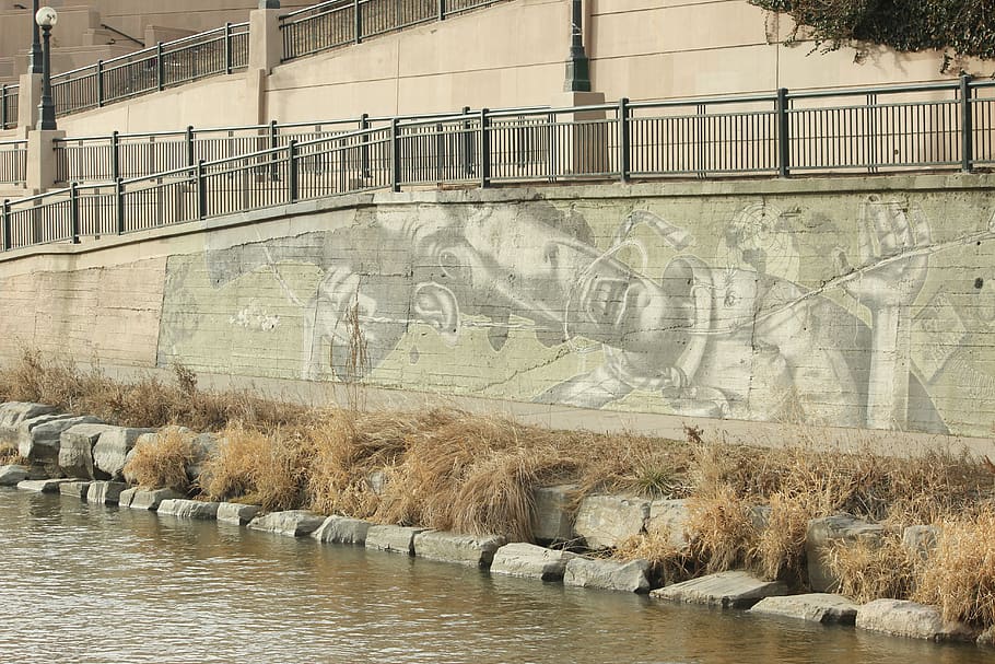 denver, united states, cherry creek trail, river, wall, colorado, HD wallpaper