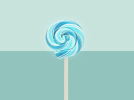 Blue Lollipop, art, background, bright, candy, color, design HD wallpaper
