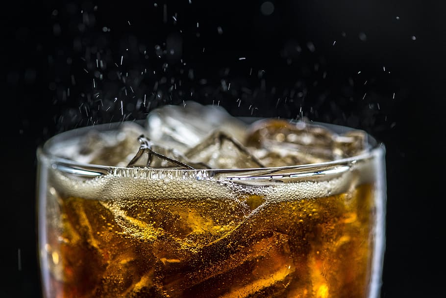 background, beverage, black background, bubble, caffeine, carbonated HD wallpaper